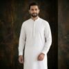 MS2-Off White Kameez-Shalwar ms2...