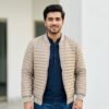 Jk08-Skin Brown Parachute Jacket Imported jk 08 jacket